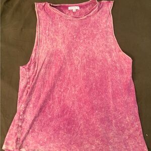 love, Fire Vintage Pink Muscle Tee